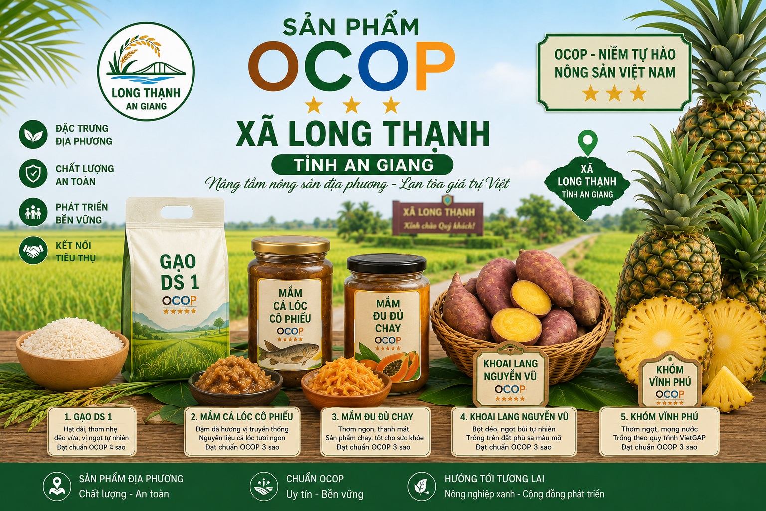 Một số sản phẩm đặc trưng địa phương